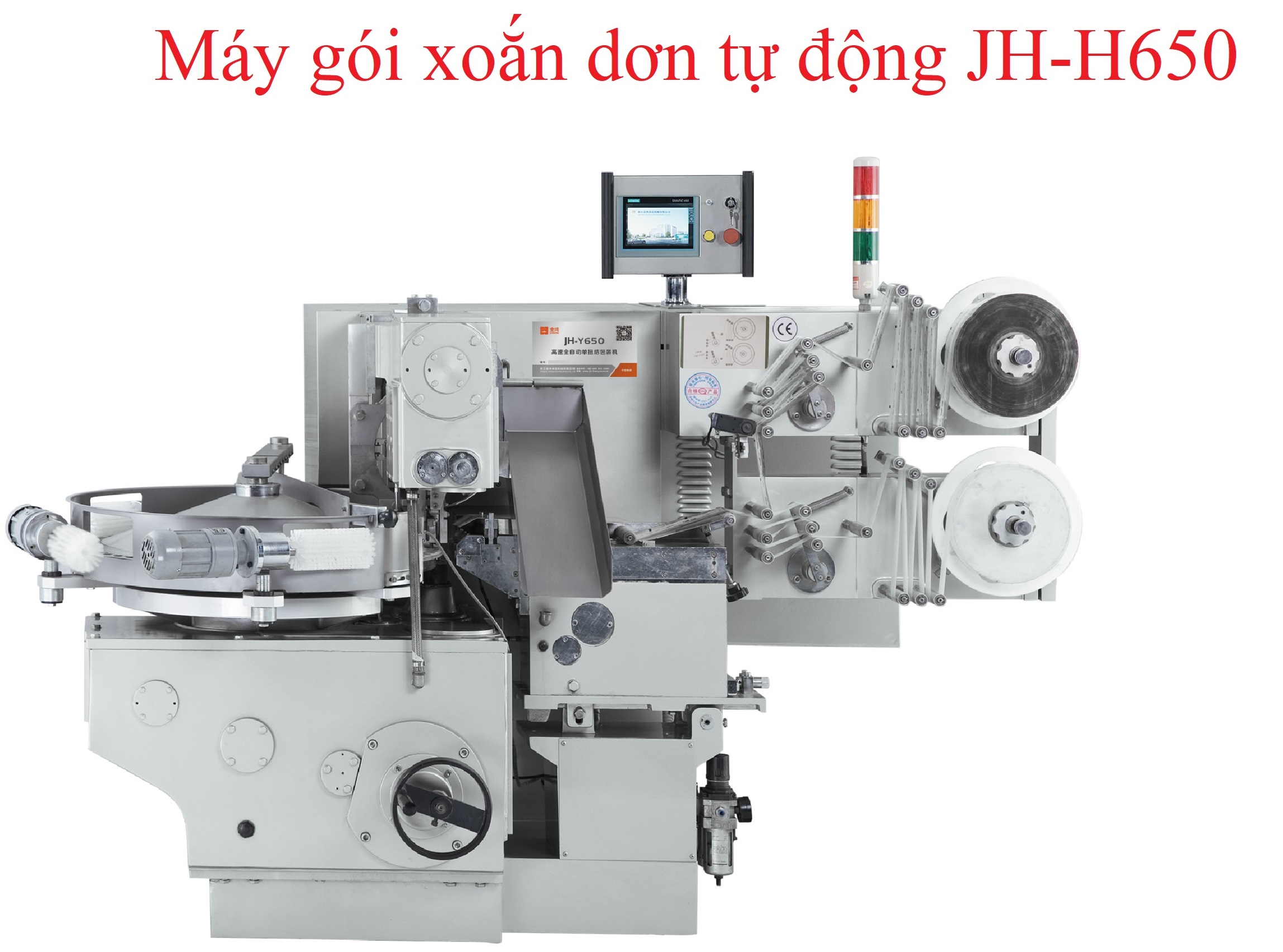Máy gói xoắn đơn tự động JH-H650